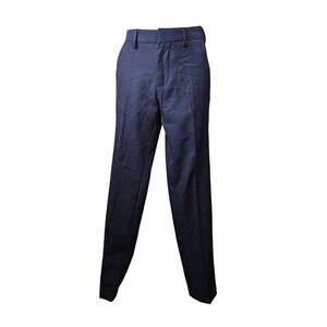 Haggar Dress Pants Mens 30x30 Blue NEW Flex Series Ultra Slim Fit HY30309